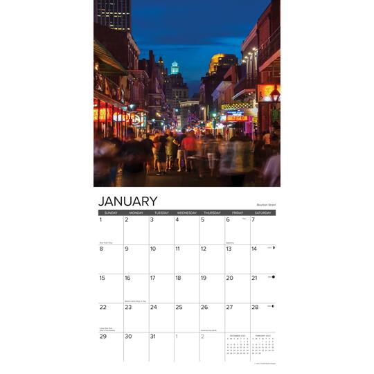 New Orleans Wall Calendar 2025